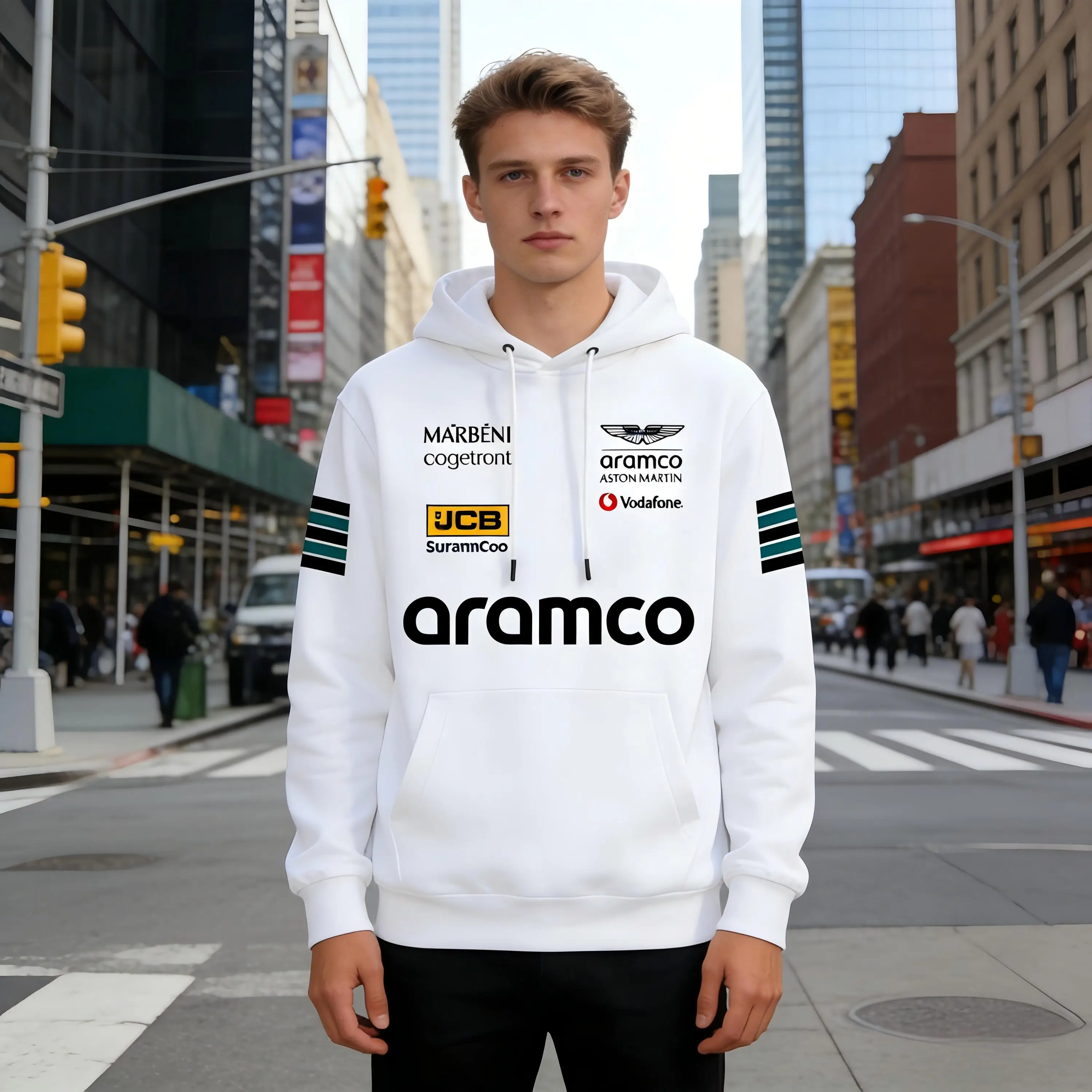 Aston Martin F1 Hoodie Men Women Soft Breathable Casual Street Style