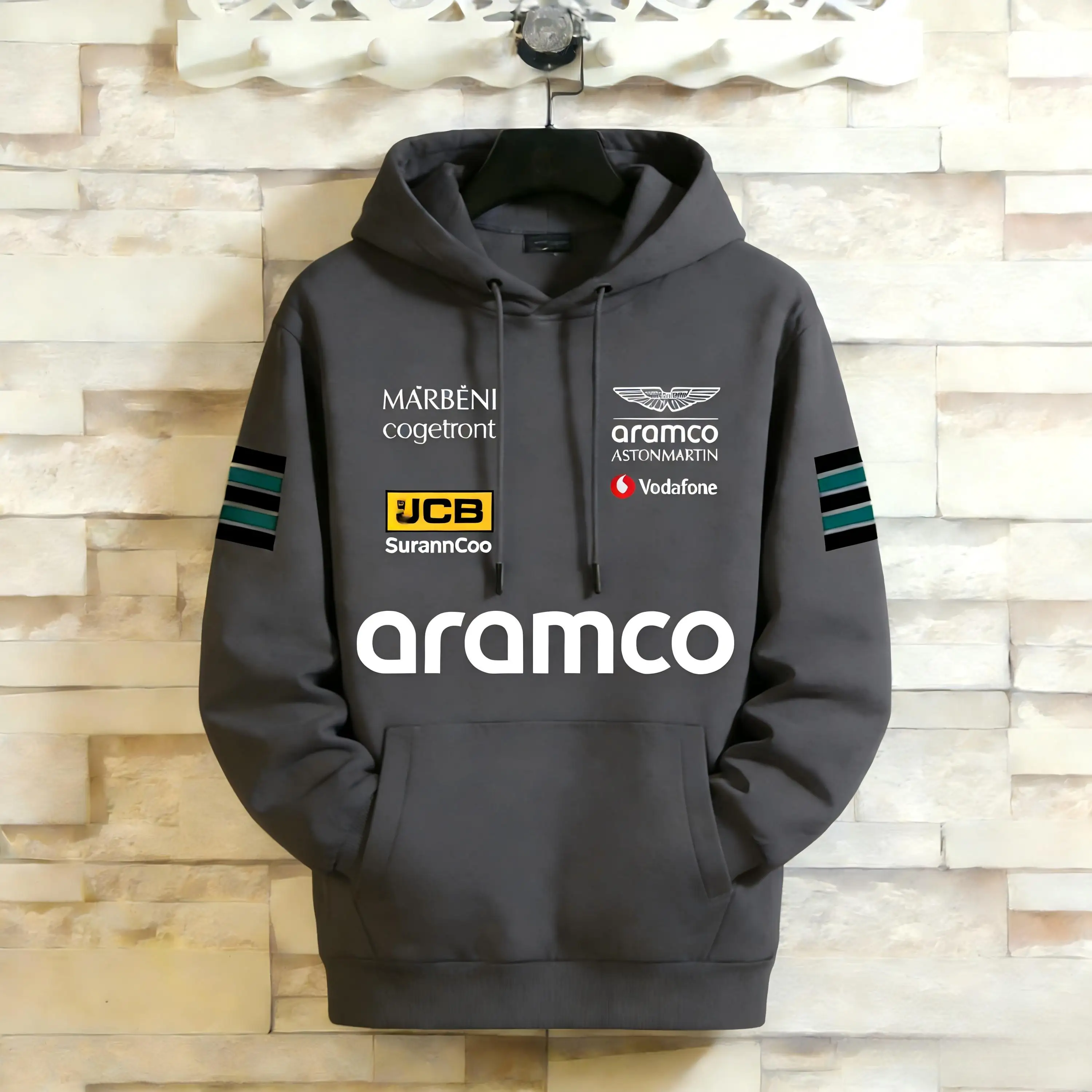Aston Martin F1 Hoodie Men Women Soft Breathable Casual Street Style