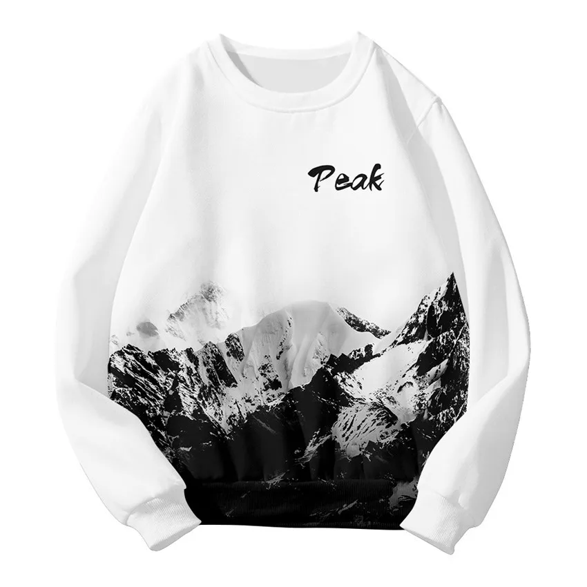 Chinese Dragon Print Hoodie Sweatshirt Autumn Japanese Casual Oversized Sweatshirts Hip Hop Pullover Women Men Clothing