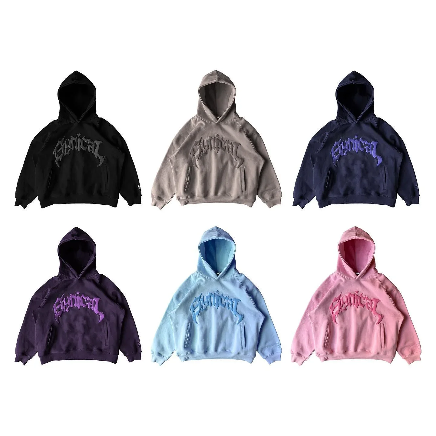 Hooded American retro zipper sweatshirt Gothic letter star print hoodie trendy men's casual jacket 2023 new product