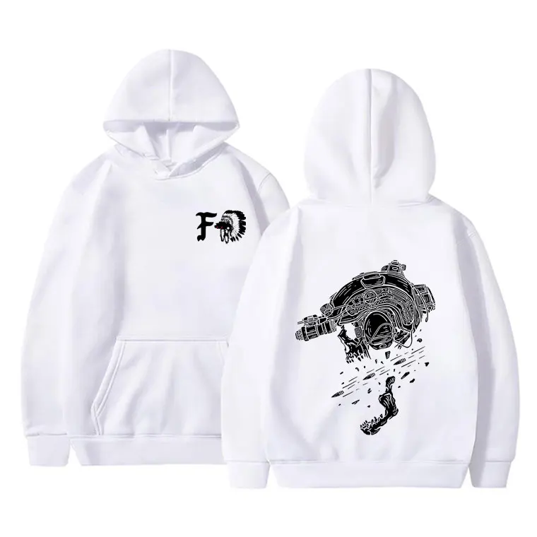 Forward Observations Group Graphic Hoodie Skeleton Men Women Fashion Oversized Pullover Hoodies Male Casual Vintage Streetwear