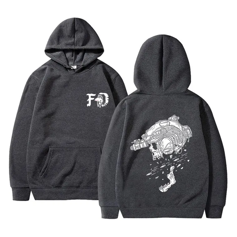 Forward Observations Group Graphic Hoodie Skeleton Men Women Fashion Oversized Pullover Hoodies Male Casual Vintage Streetwear
