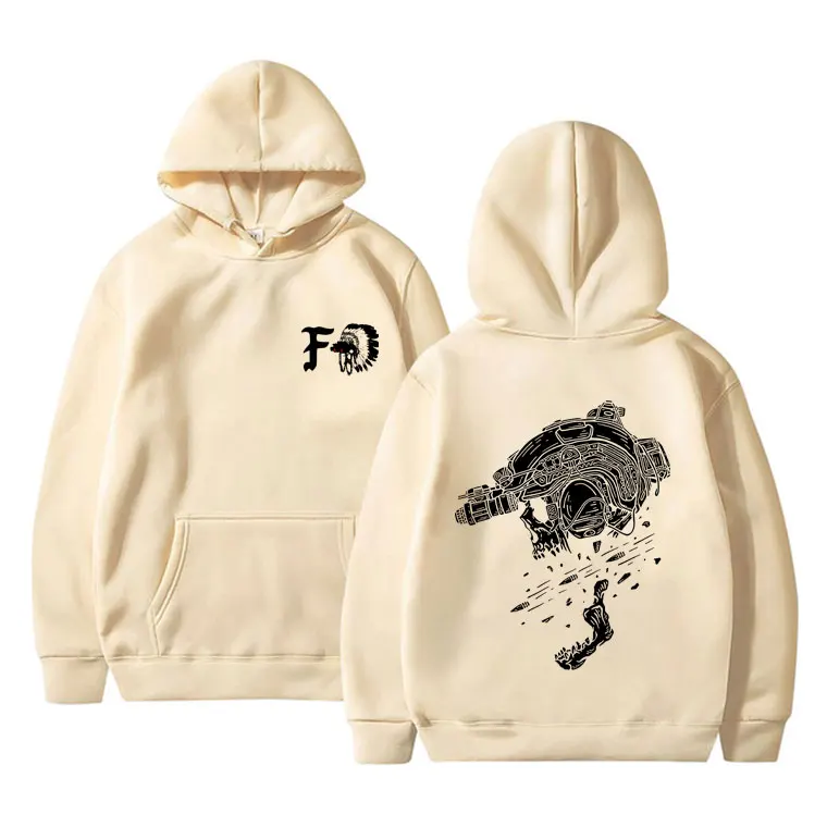 Forward Observations Group Graphic Hoodie Skeleton Men Women Fashion Oversized Pullover Hoodies Male Casual Vintage Streetwear