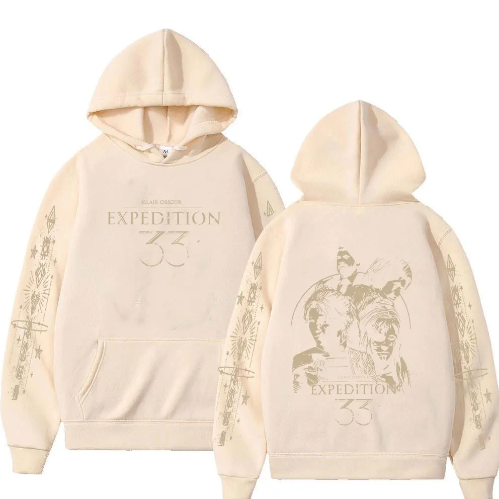 Game Clair Obscur Expedition 33 Hoodie Men Women Clothing Fashion Otaku Oversized Tracksuit Male Casual Vintage Pullover Hoodies