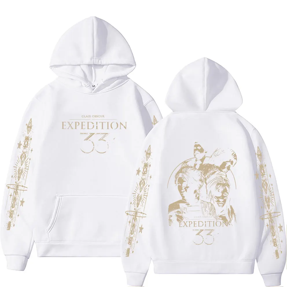 Game Clair Obscur Expedition 33 Hoodie Men Women Clothing Fashion Otaku Oversized Tracksuit Male Casual Vintage Pullover Hoodies