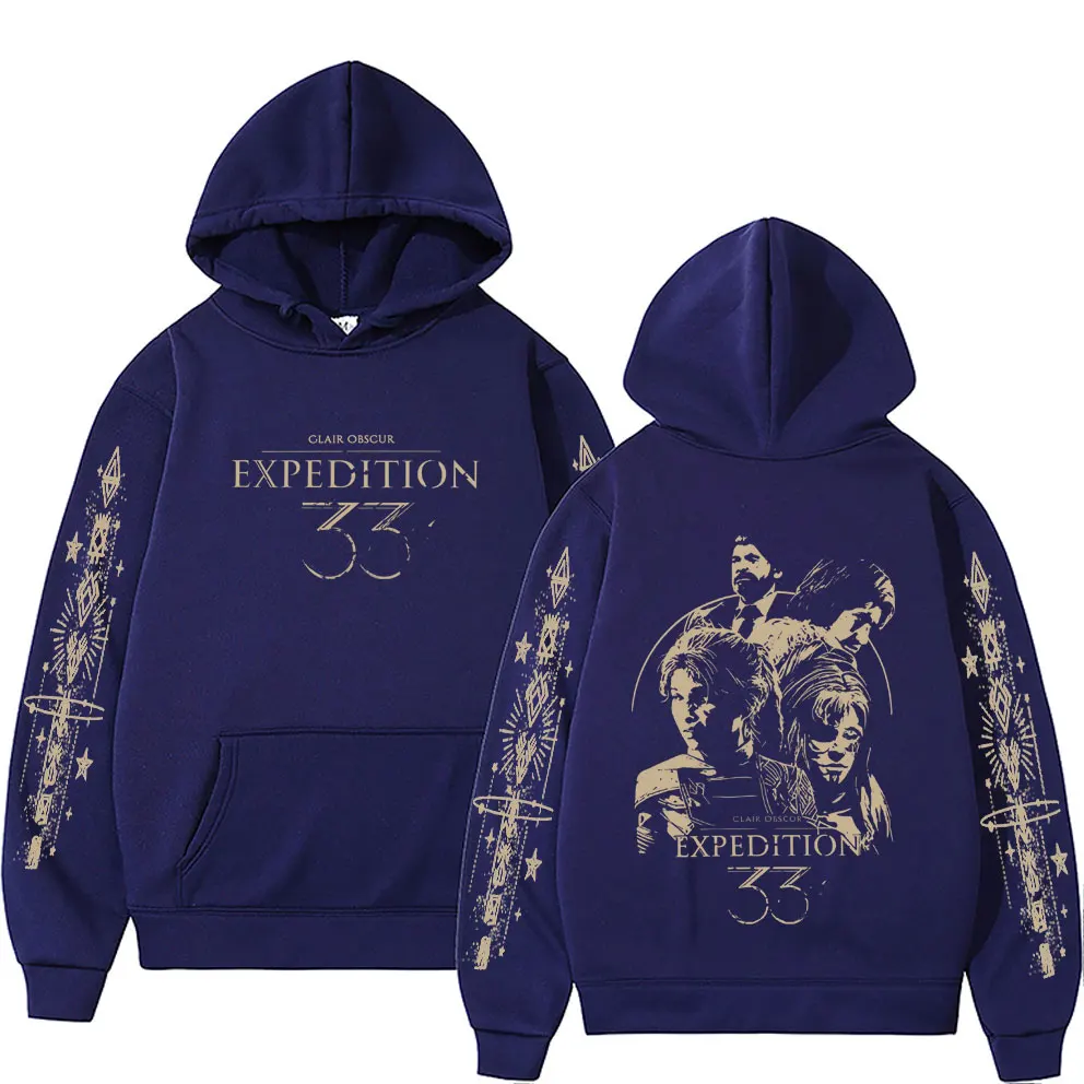 Game Clair Obscur Expedition 33 Hoodie Men Women Clothing Fashion Otaku Oversized Tracksuit Male Casual Vintage Pullover Hoodies