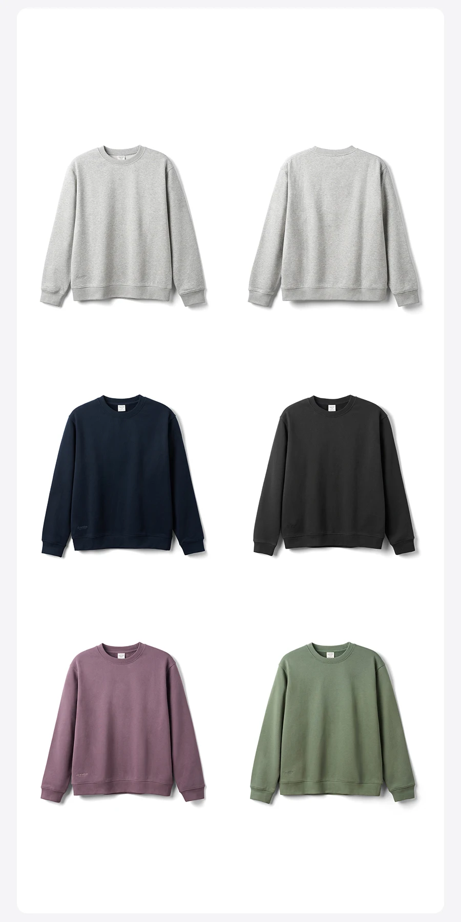 SIMWOOD 2025 Autumn Winter New Men 340gsm Soft Warm Fleece Sweatshirt Basic Oversize Crewneck  Casual Embroidered Sweatshirt