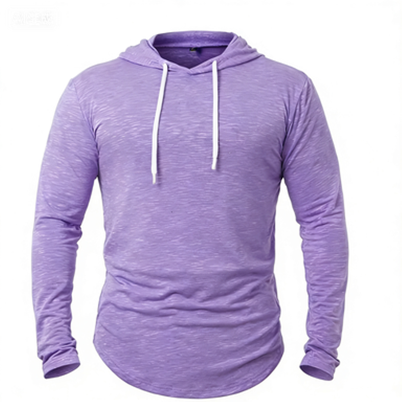 Spring Autumn Men's Hooded Sports Sweatshirts Solid Color Loose Streetwear Hoodies Men Casual Hooded Hoodie Couple Clothing Tops