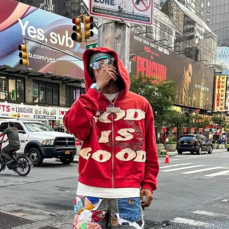 New Autumn and Winter Pattern Patch Men Hoodie Y2k Fashion Street Harajuku Loose Hip-Hop Men and Women Sweatshirt