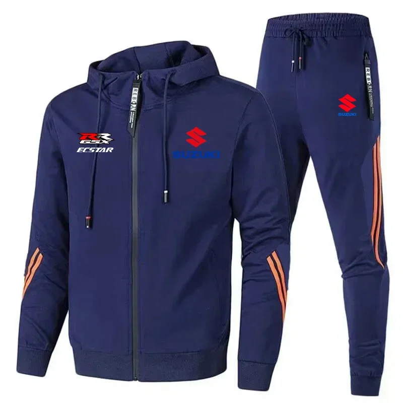 2026 Suzuki Logo Men's Hooded Sweatshirt Casual Suit Style Suzuki Patterned Coat Simple Fashionable Streetwear