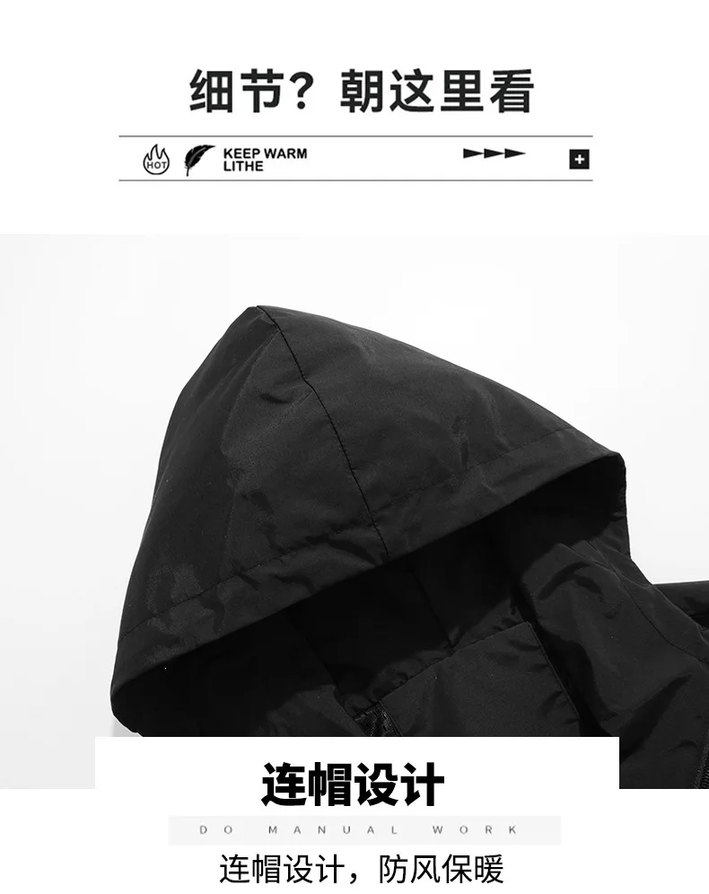 2026 New Men's Casual Loose Hoodie Spring/Autumn Large Pocket Half Zipper Outdoor Sports Hooded Pullover Sweatshirt