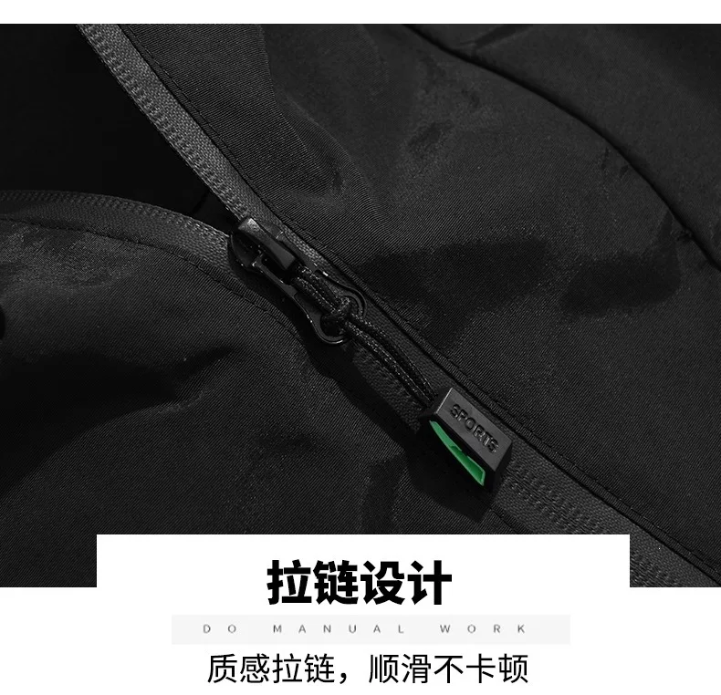 2026 New Men's Casual Loose Hoodie Spring/Autumn Large Pocket Half Zipper Outdoor Sports Hooded Pullover Sweatshirt