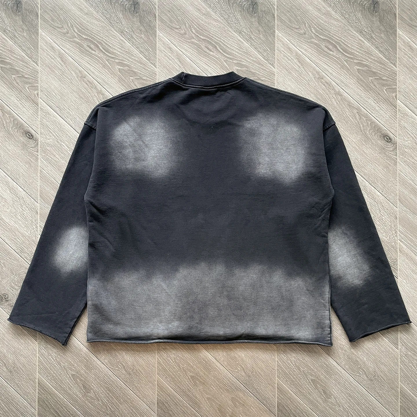 SAINT VANITY Logo Crewneck Casual Pure Cotton Washing Water Men's and Women's Same Crew Neck Sweater