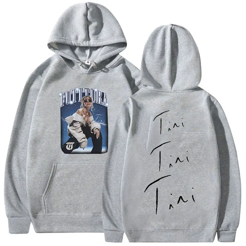 Singer TINI STOESSEL Futtura Tour Album 2025 Hoodie Unisex Hip Hop Oversized Fleece Sweatshirt Retro Aesthetic Long Sleeve Hoody