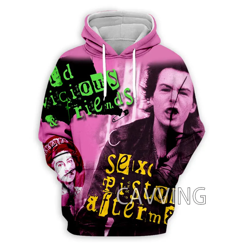 New Fashion Women/Men's 3D Print Sex Pistols Rock Hoodies Hooded Sweatshirts Harajuku Hoodie Sweatshirts Tops Clothing