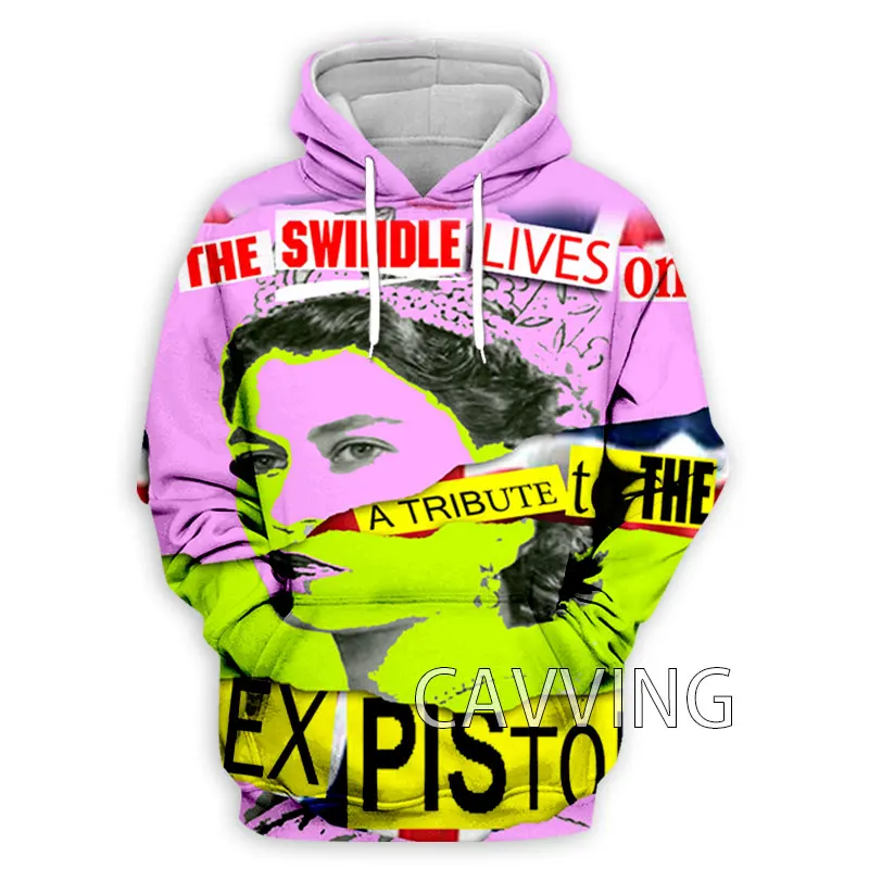New Fashion Women/Men's 3D Print Sex Pistols Rock Hoodies Hooded Sweatshirts Harajuku Hoodie Sweatshirts Tops Clothing