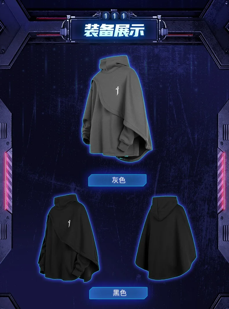 PFNW Autumn Winter Sweatshirt Hooded Fake Two-Piece Pullover Cloak Jacket 2025 Darkwear Male Tops 28W9215