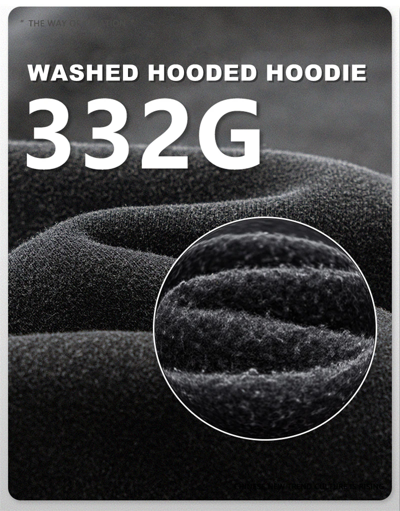 ZODF 2024 Winter Men's Washed Fleece Hoodies Unisex Women Retro Loose Warm 360gsm Hooded Pullovers Sweatshirts HY0870