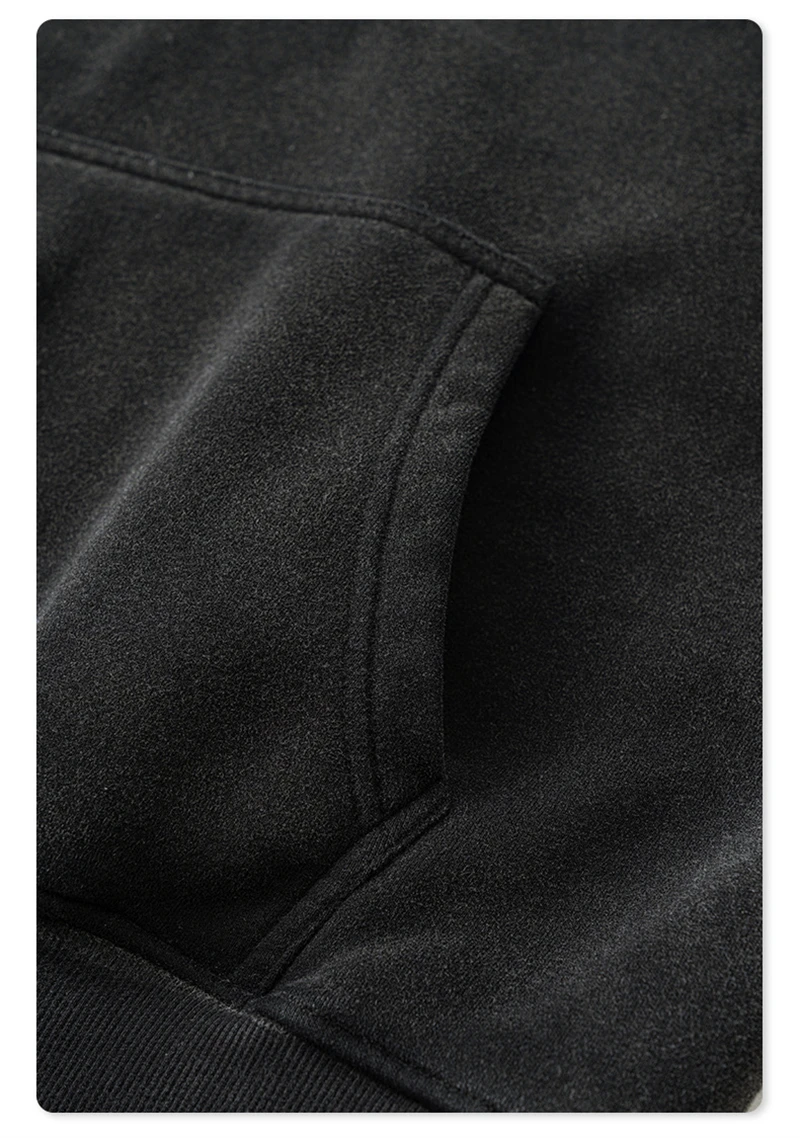 ZODF 2024 Winter Men's Washed Fleece Hoodies Unisex Women Retro Loose Warm 360gsm Hooded Pullovers Sweatshirts HY0870