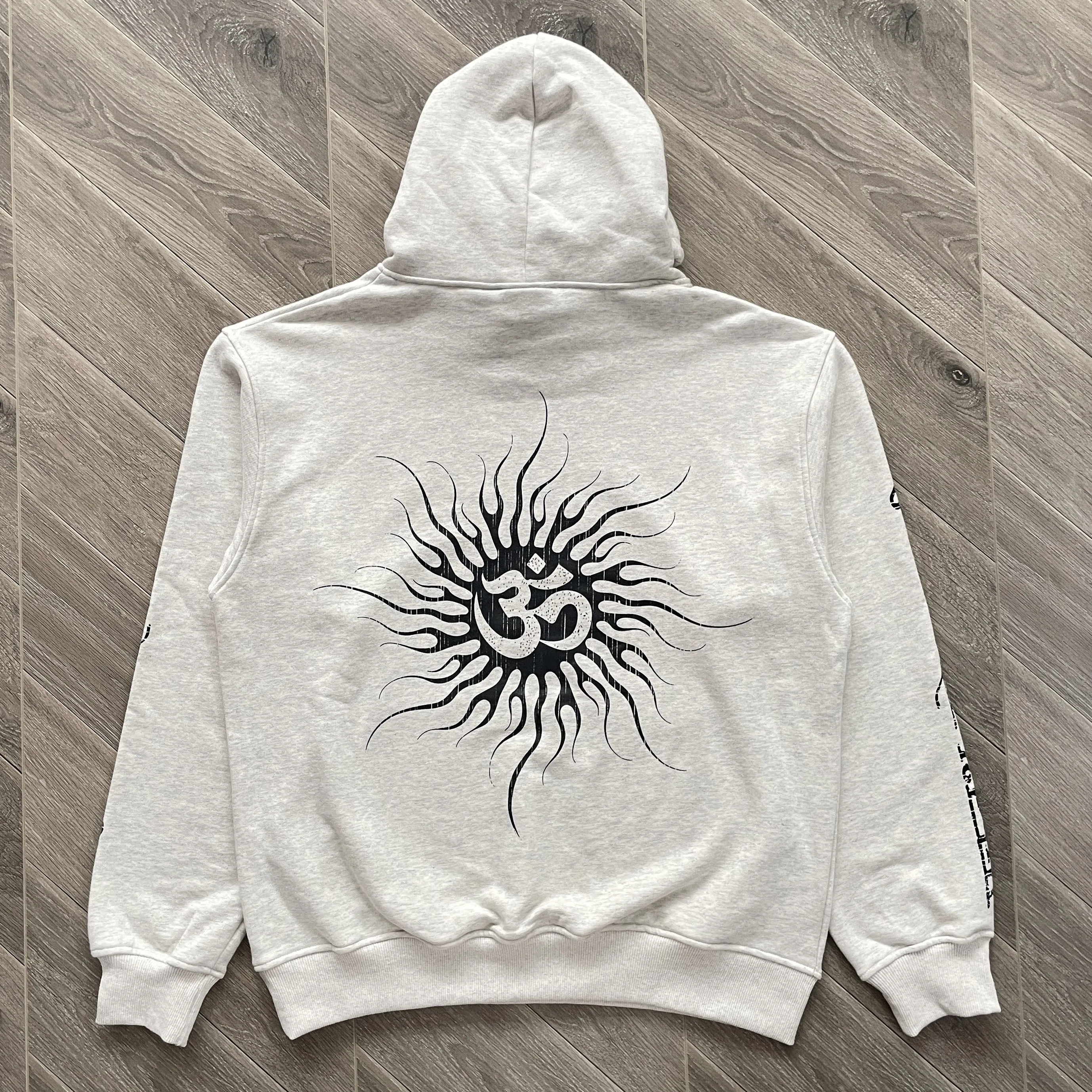 HS American Street Trend Meditation Theme Hooded