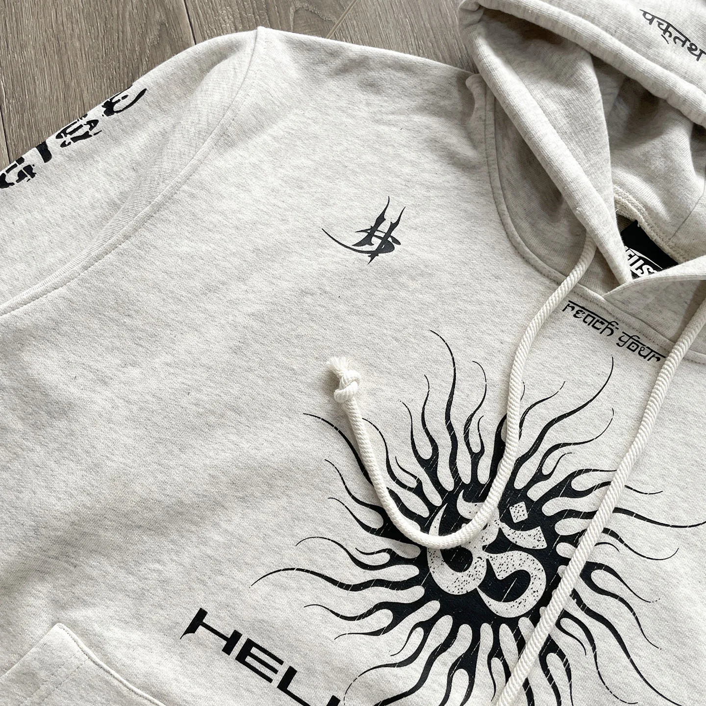 HS American Street Trend Meditation Theme Hooded