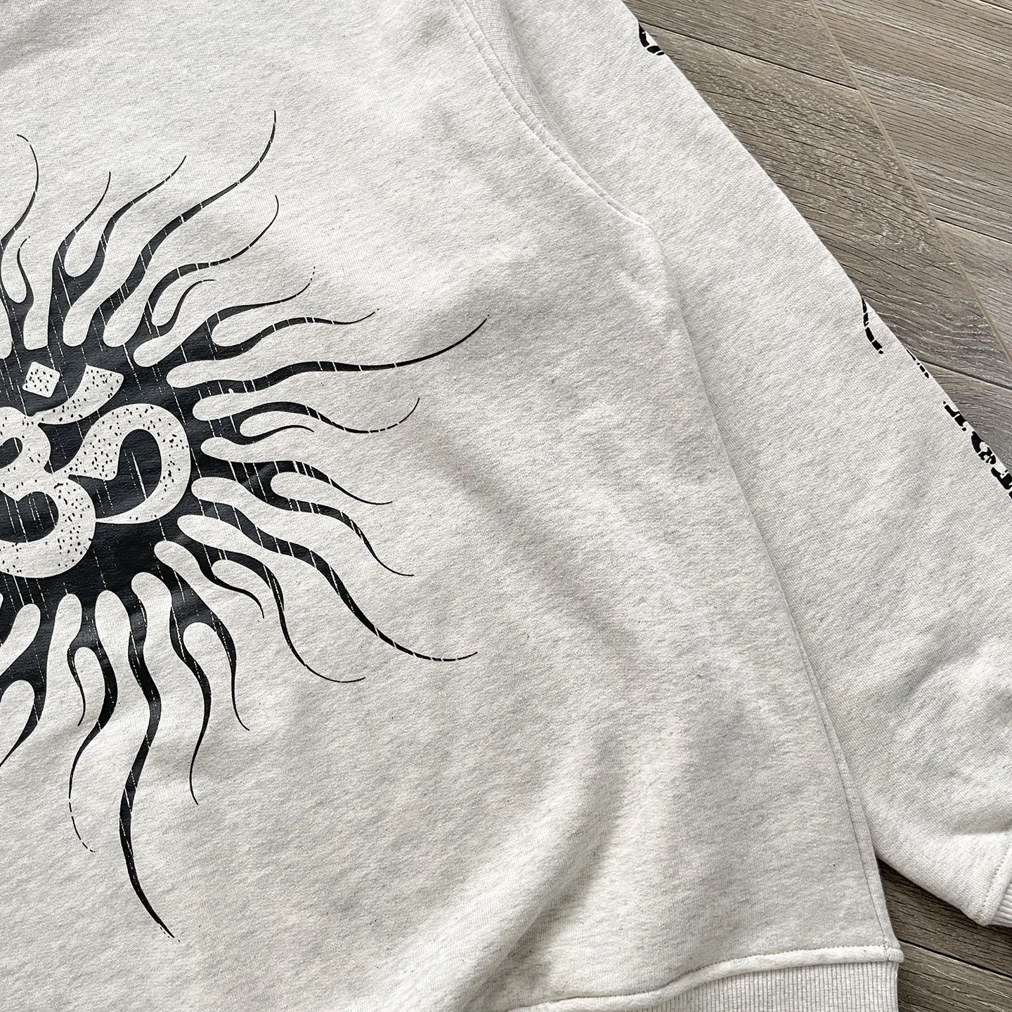 HS American Street Trend Meditation Theme Hooded