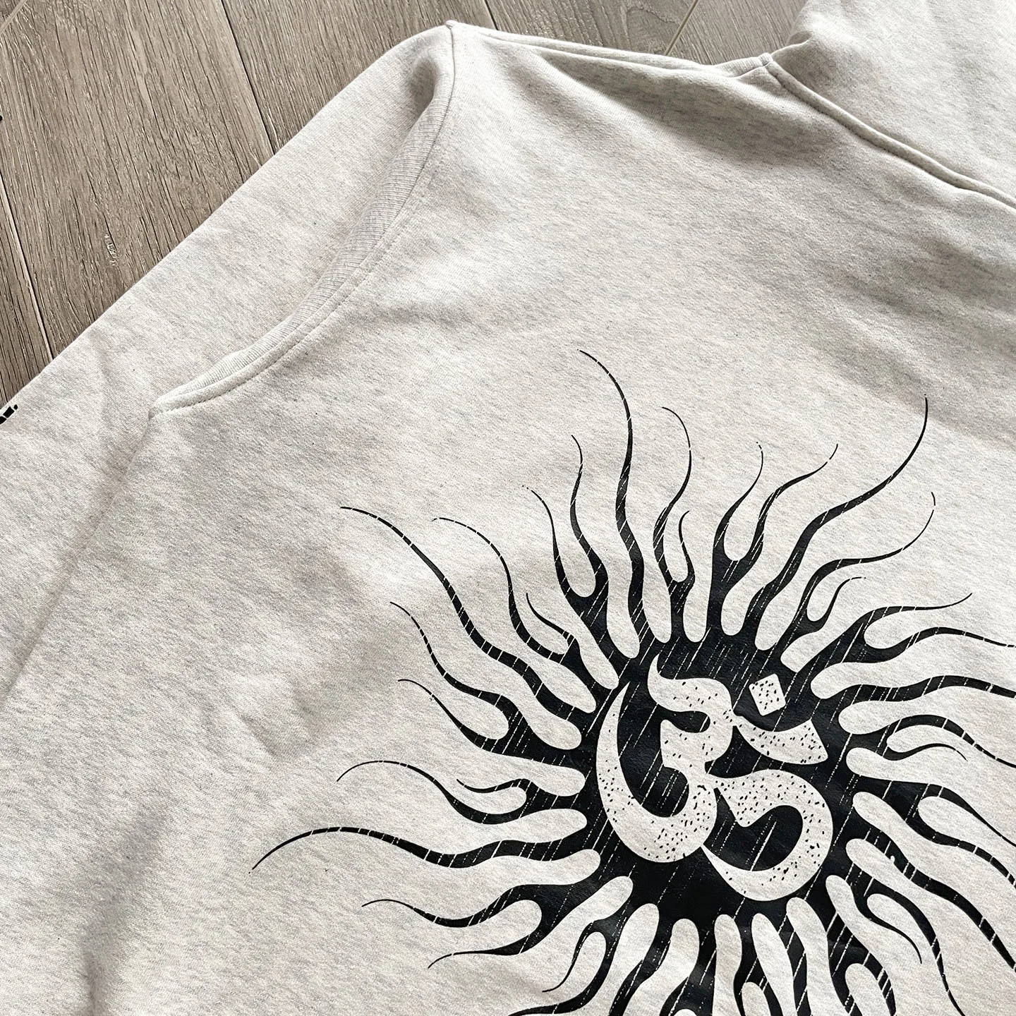 HS American Street Trend Meditation Theme Hooded