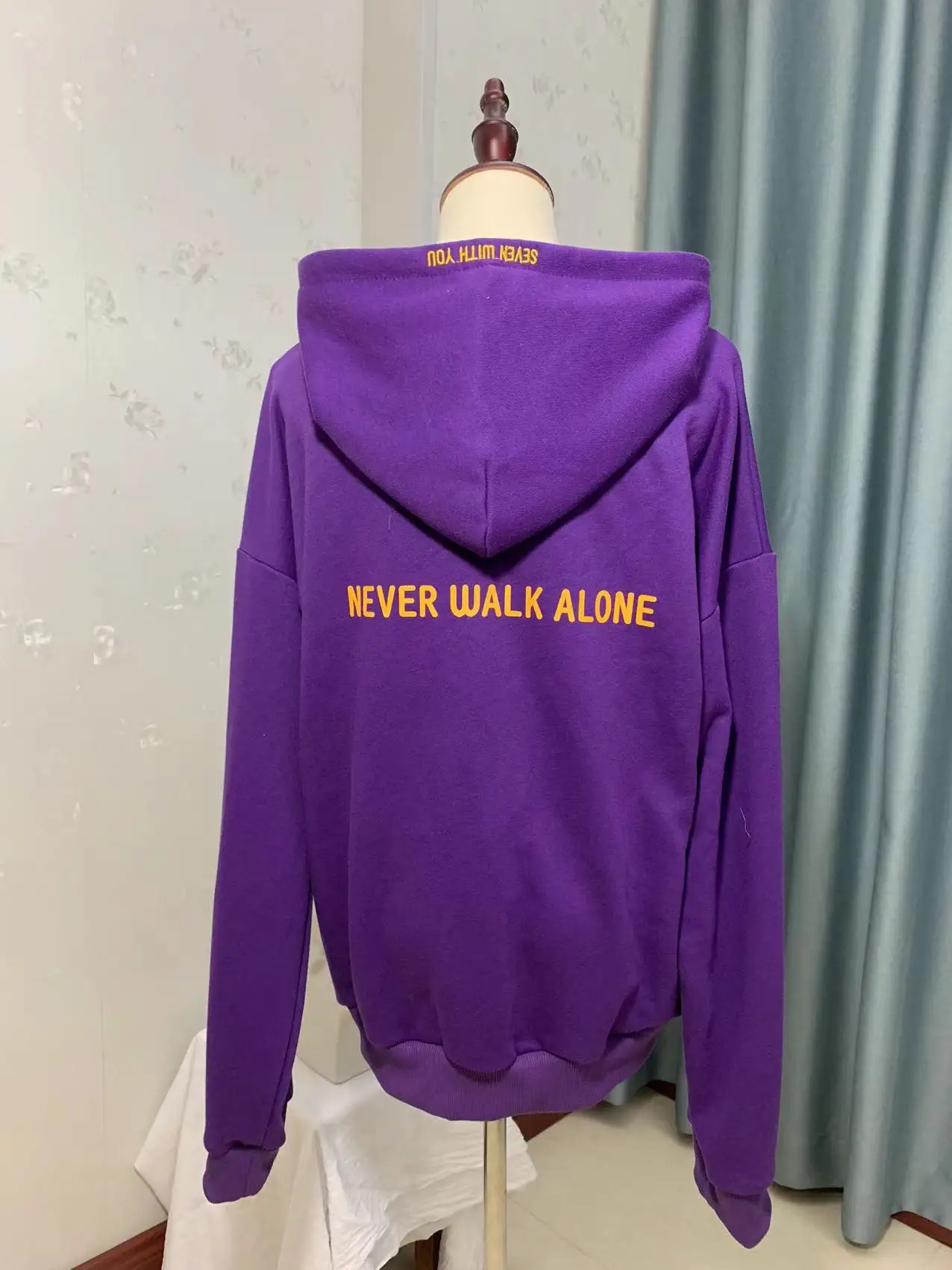 Embroidery Original Design Jimin Hoodie With You 13 You Never Walk Alone Jimin Merch Kpop Fans High Quality Version Sweatshirt