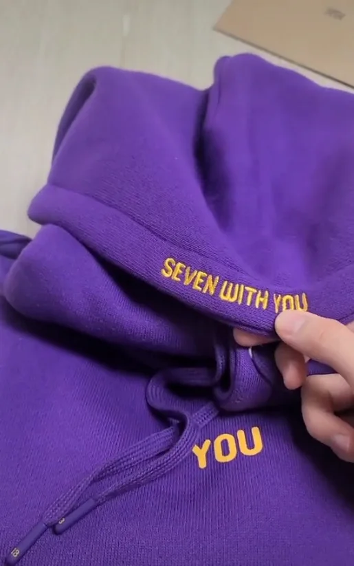 Embroidery Original Design Jimin Hoodie With You 13 You Never Walk Alone Jimin Merch Kpop Fans High Quality Version Sweatshirt