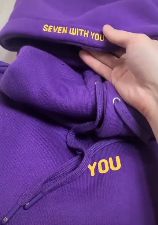 Embroidery Original Design Jimin Hoodie With You 13 You Never Walk Alone Jimin Merch Kpop Fans High Quality Version Sweatshirt