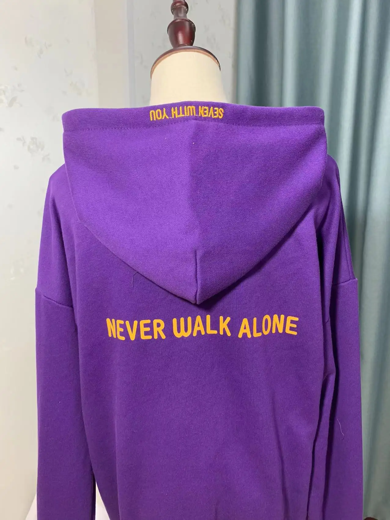 Embroidery Original Design Jimin Hoodie With You 13 You Never Walk Alone Jimin Merch Kpop Fans High Quality Version Sweatshirt