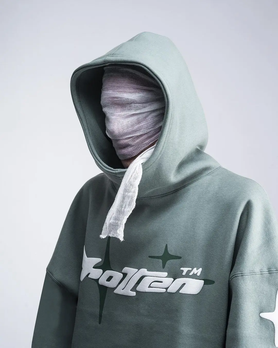 Retro Gothic Men Hoodie New American High Street TrendY2k Harajuku Men Loose and Casual Sweatshirt