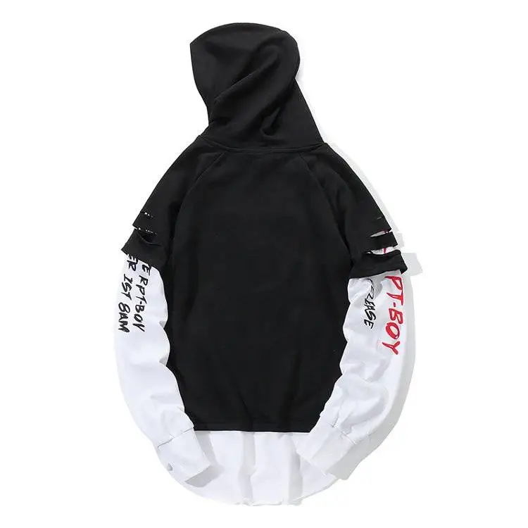 Men's Hoodies Male Casual Sweatshirts Streetwear Y2K Black Man Tops Korean Fashion Stylish Hip Hop Hoody Anime Dacning Clothing