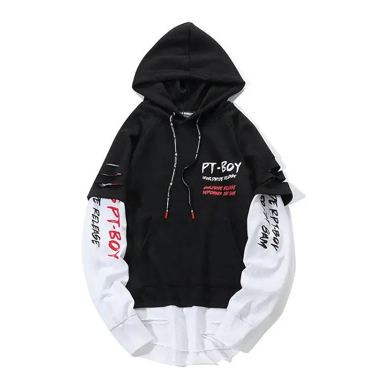 Men's Hoodies Male Casual Sweatshirts Streetwear Y2K Black Man Tops Korean Fashion Stylish Hip Hop Hoody Anime Dacning Clothing