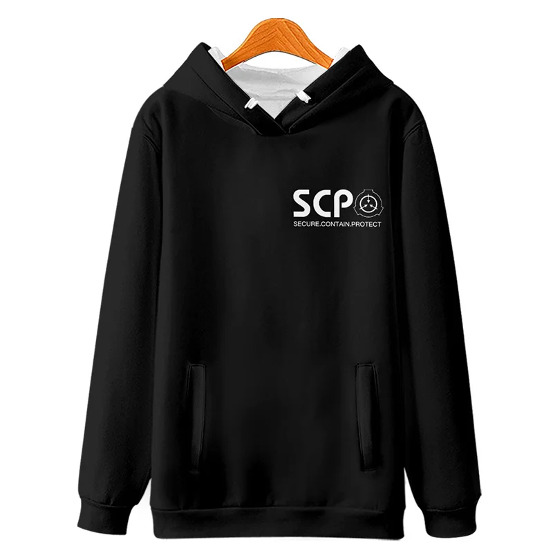 New Hoodies Men Scp Foundation Hoodie Foundation Sweatshirt Women Pullover Cotton Sweatshirts Autumn Winter Black Jacket Clothes