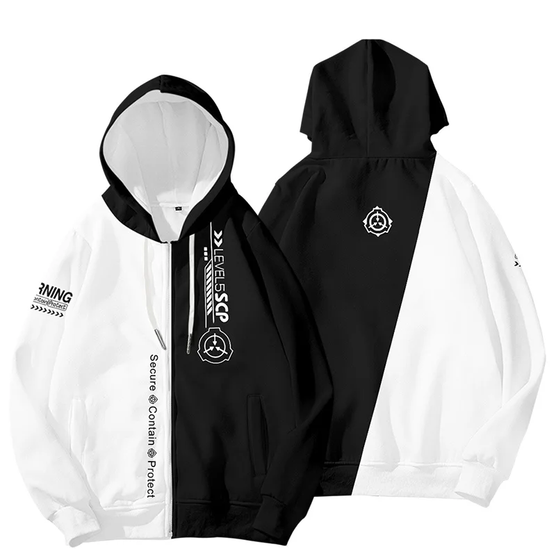 New Hoodies Men Scp Foundation Hoodie Foundation Sweatshirt Women Pullover Cotton Sweatshirts Autumn Winter Black Jacket Clothes