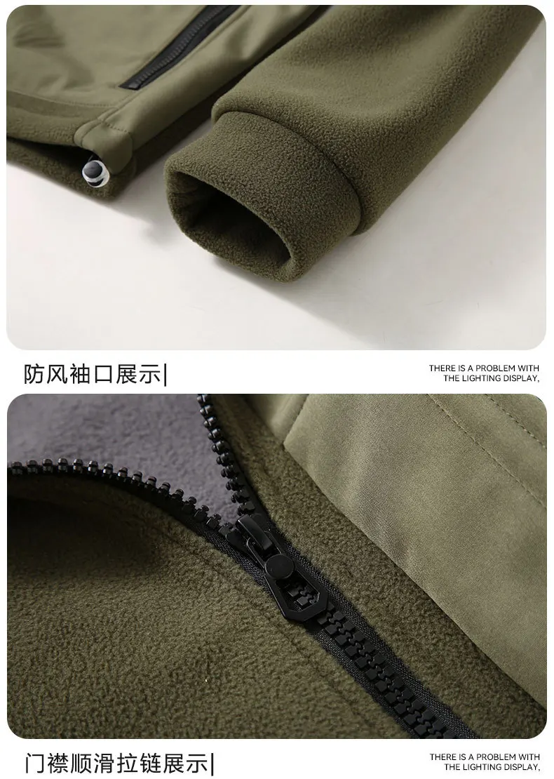 Extra Big Size 13XL Men Hoodie Hooded Zip Up Polar Fleece Jacket Male Winter Autumn Plus Large Clothes Warm 4xl 5xl 6xl 7xl 8xl