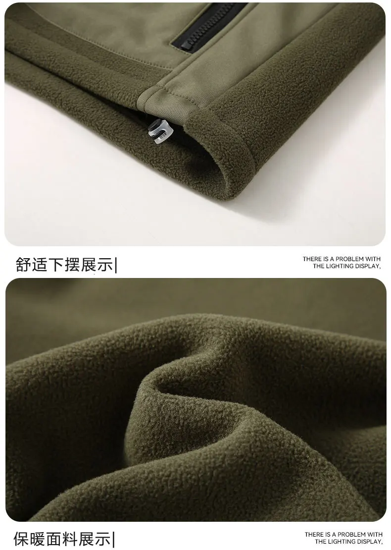 Extra Big Size 13XL Men Hoodie Hooded Zip Up Polar Fleece Jacket Male Winter Autumn Plus Large Clothes Warm 4xl 5xl 6xl 7xl 8xl