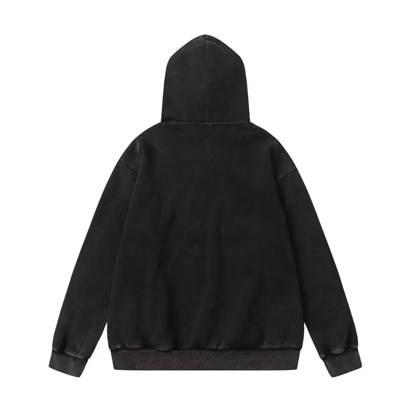 Korean Hip Hop Fashion Letter Print Hoodie for Men Clothing American Streetwear Oversize Sweatshirt Autumn Trendy Sport Pullover