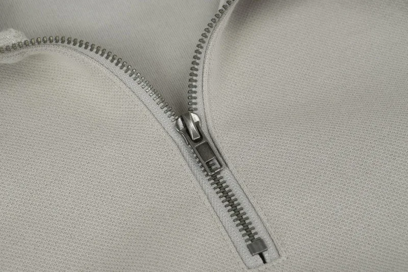 American Retro High Street Spliced Men's Half Zip Hoodie Fashion Y2k Streetwear Original Style Hip-hop Loose Hooded Sweatshirt