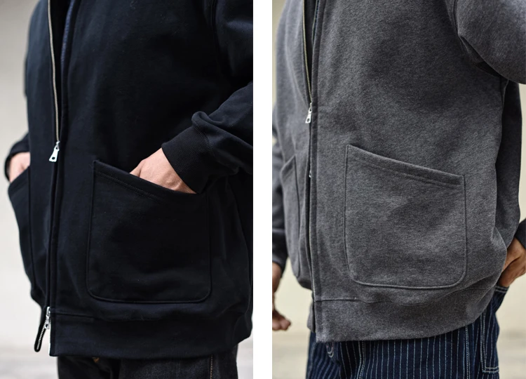 SAUCE ZHAN CozyPower Heavyweight Fleece Hoodie Dual-Zip Winter Warmth Relaxed Baseball Cardigan Fleece-lined Loose Fit