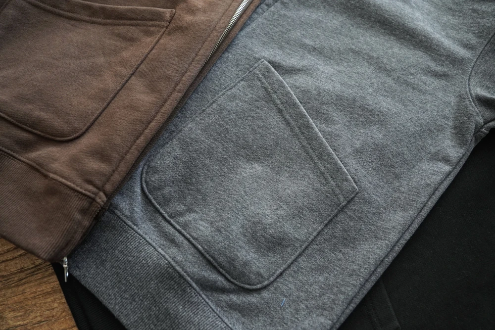 SAUCE ZHAN CozyPower Heavyweight Fleece Hoodie Dual-Zip Winter Warmth Relaxed Baseball Cardigan Fleece-lined Loose Fit