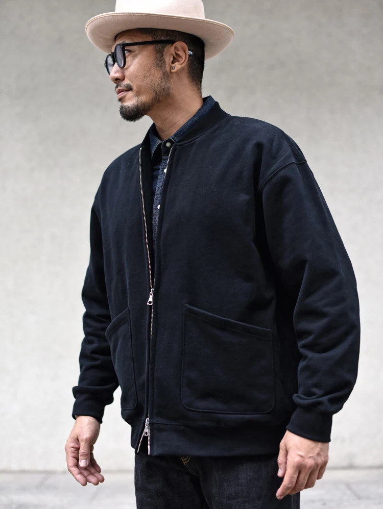 SAUCE ZHAN CozyPower Heavyweight Fleece Hoodie Dual-Zip Winter Warmth Relaxed Baseball Cardigan Fleece-lined Loose Fit