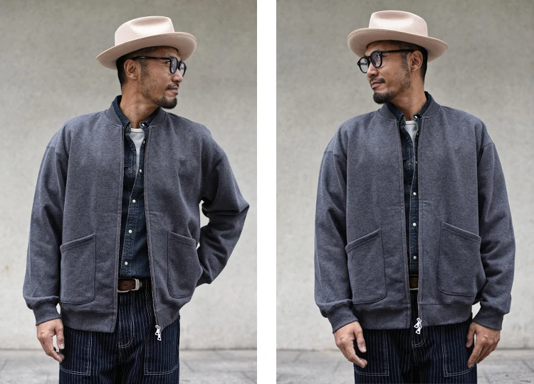 SAUCE ZHAN CozyPower Heavyweight Fleece Hoodie Dual-Zip Winter Warmth Relaxed Baseball Cardigan Fleece-lined Loose Fit