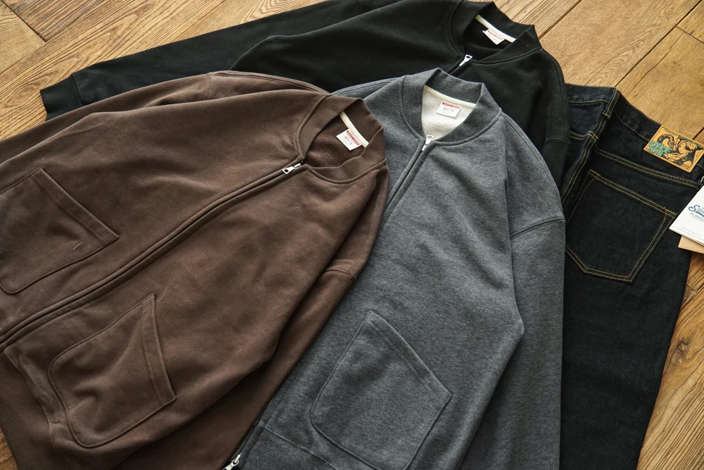 SAUCE ZHAN CozyPower Heavyweight Fleece Hoodie Dual-Zip Winter Warmth Relaxed Baseball Cardigan Fleece-lined Loose Fit