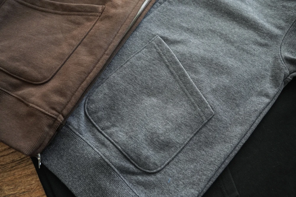 SAUCE ZHAN CozyPower Heavyweight Fleece Hoodie Dual-Zip Winter Warmth Relaxed Baseball Cardigan Fleece-lined Loose Fit