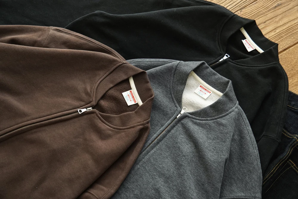 SAUCE ZHAN CozyPower Heavyweight Fleece Hoodie Dual-Zip Winter Warmth Relaxed Baseball Cardigan Fleece-lined Loose Fit