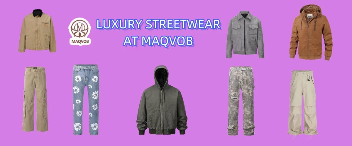 MAQVOB EU US Size High Quality Streetwear Autumn Winter Fleece 350G Double-Sided Zipper Loose Sweatshirt Hoodies