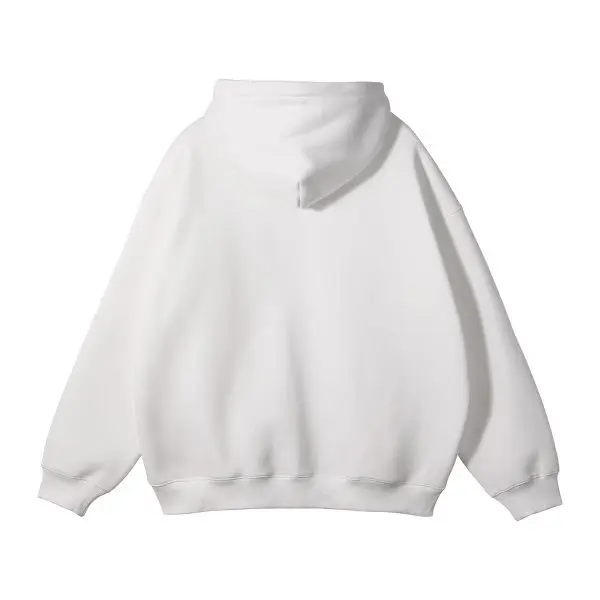 MAQVOB EU US Size High Quality Streetwear Autumn Winter Fleece 350G Double-Sided Zipper Loose Sweatshirt Hoodies