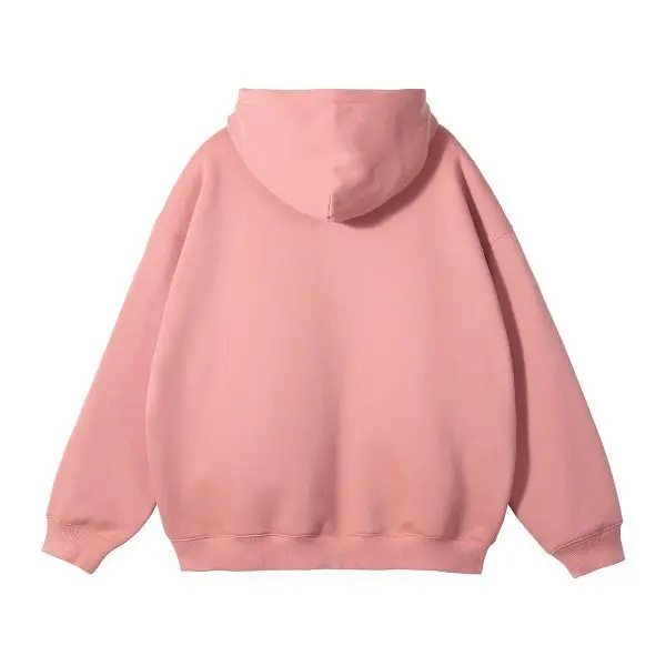 MAQVOB EU US Size High Quality Streetwear Autumn Winter Fleece 350G Double-Sided Zipper Loose Sweatshirt Hoodies